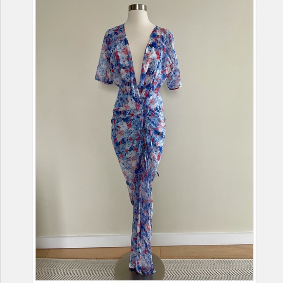 Eywasouls Malibu Blue Elke Dress Small, NWT! $420 - Picture 2 of 15